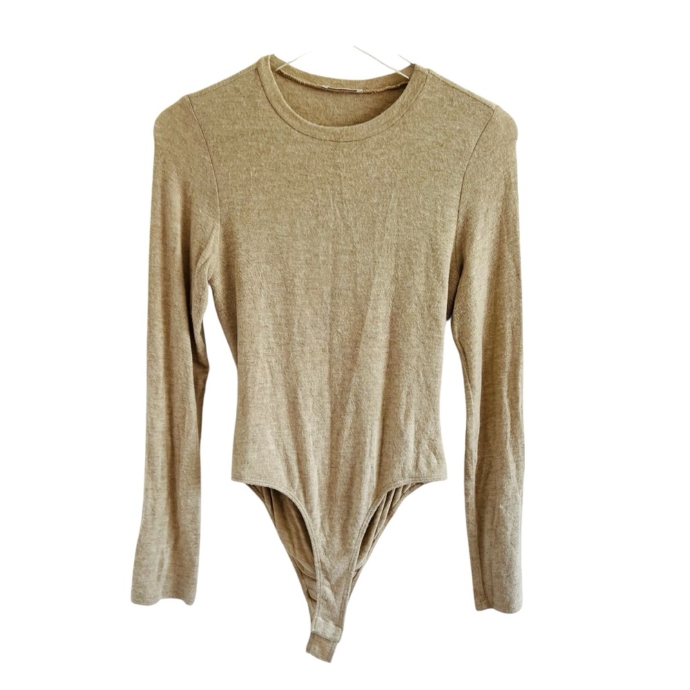 Starlow Long Sleeve Tan Bodysuit